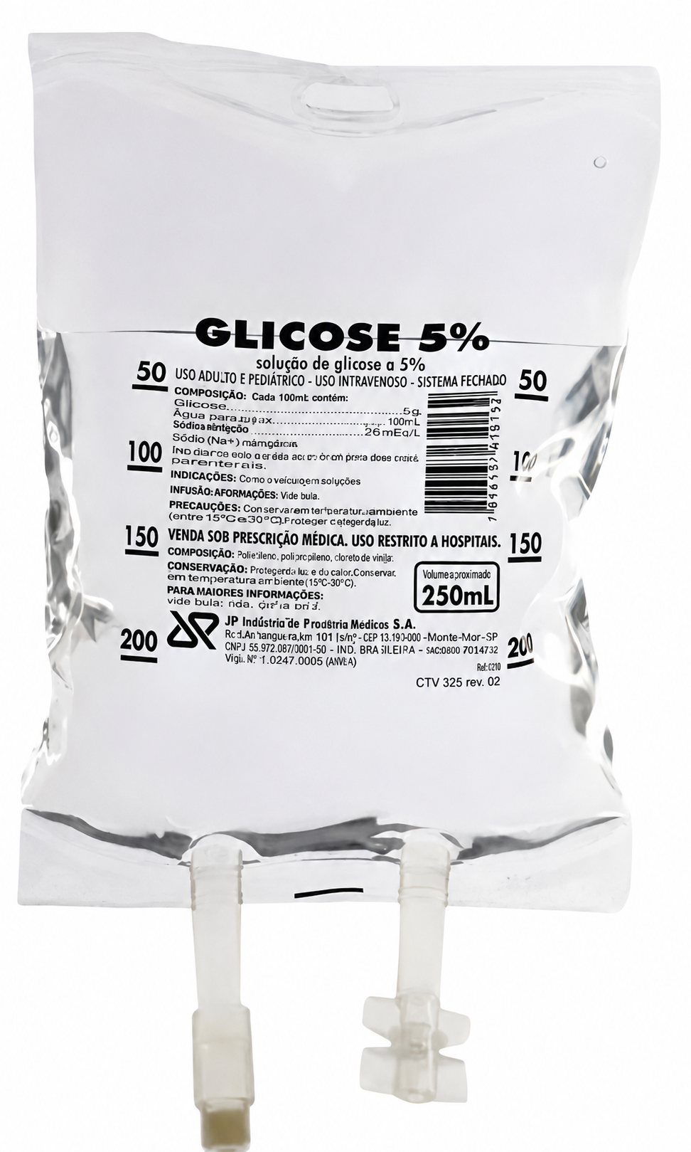 GLICOSE 5% BLS 250ML CX C/35BLS JP