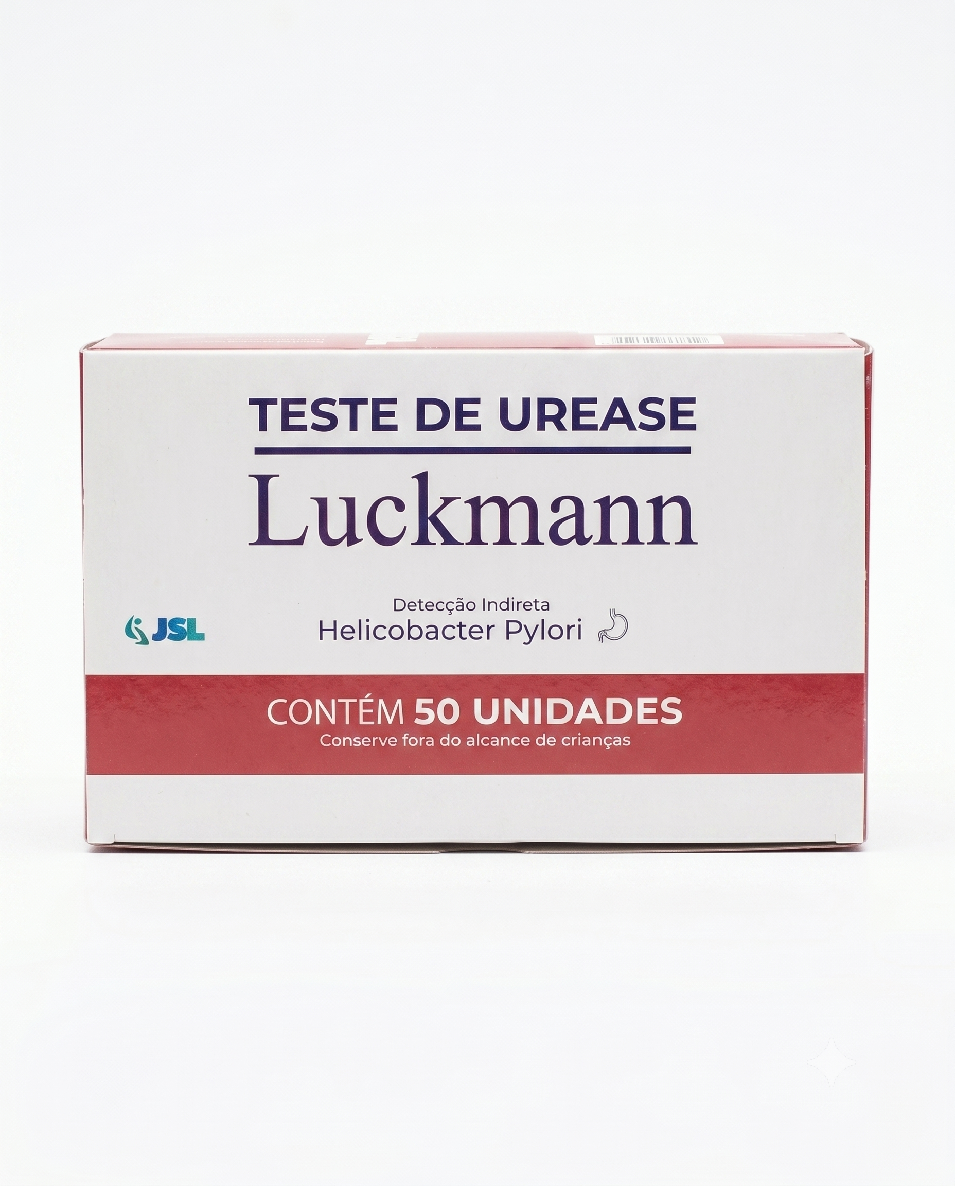 TESTE DE UREASE HELICOBACTER PYLORI KIT 50 UN LUCKMANN