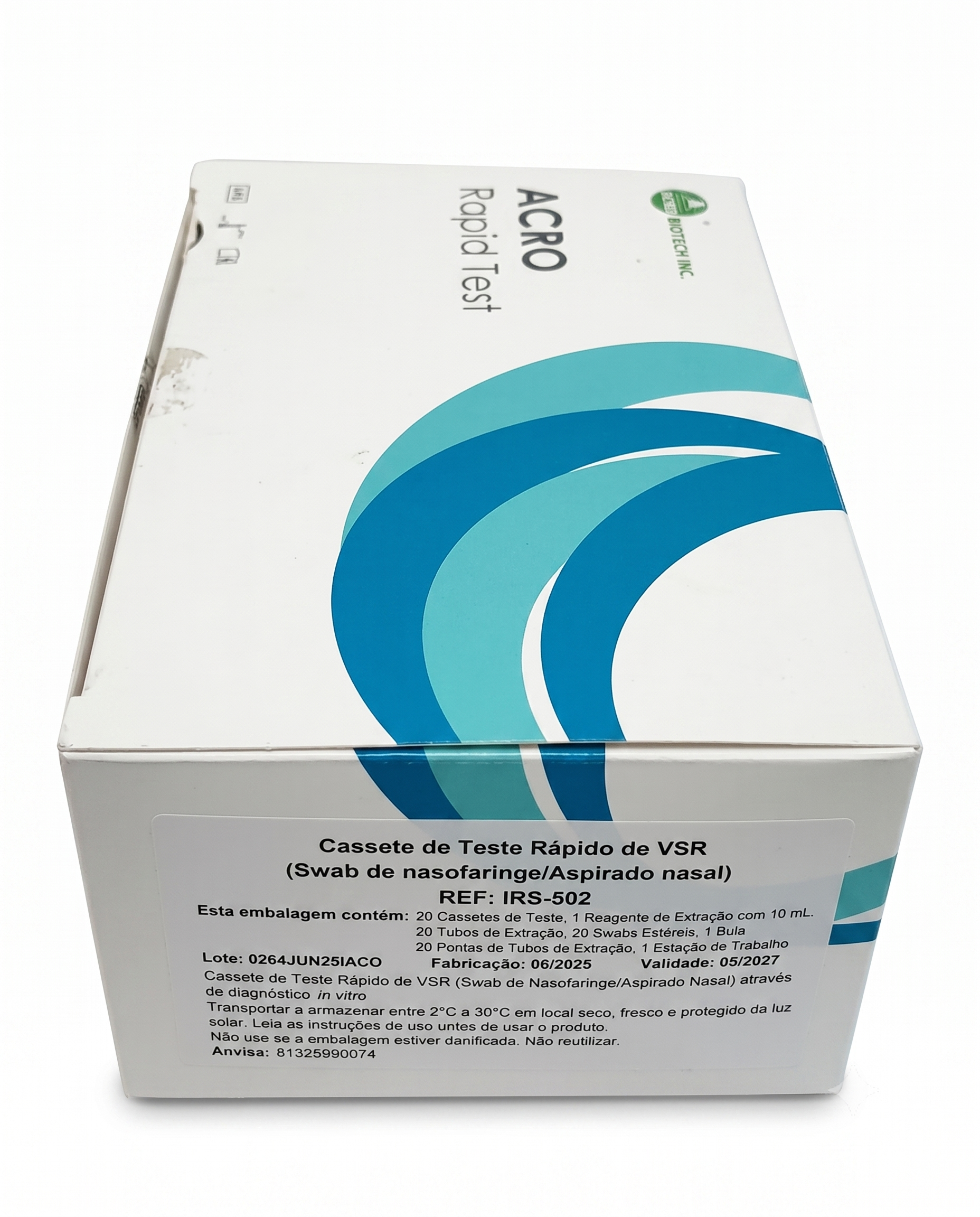 TESTE RAPIDO DE VSR REF IRS-502 BIO ADVANCE